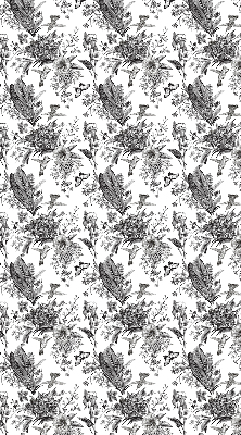 Rollo lichtundurchlässig mit gezeichneter Naturillustration