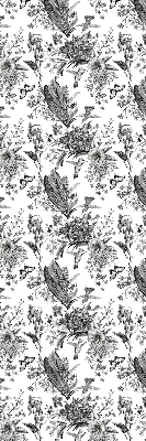 Rollo lichtundurchlässig mit gezeichneter Naturillustration