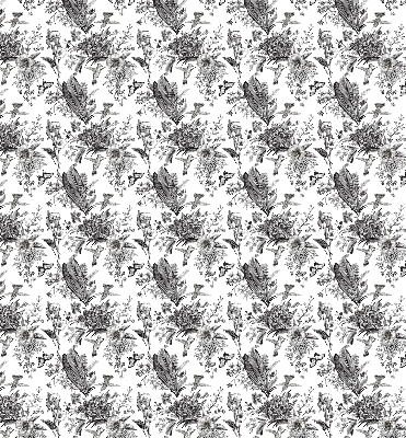 Rollo lichtundurchlässig mit gezeichneter Naturillustration