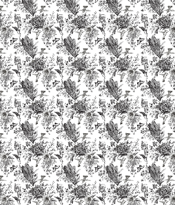 Rollo lichtundurchlässig mit gezeichneter Naturillustration