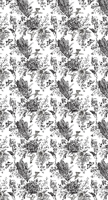 Rollo lichtundurchlässig mit gezeichneter Naturillustration