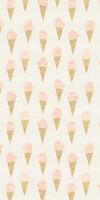Rollo lichtundurchlässig mit Eiscreme-Motiv