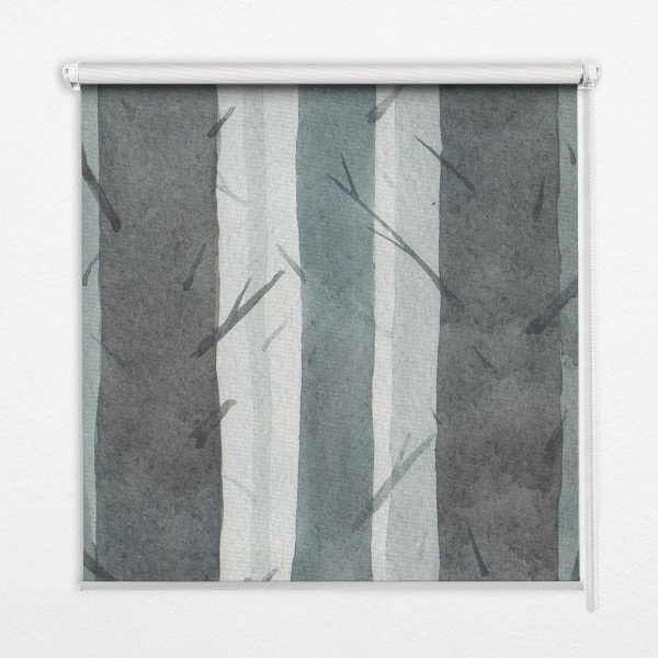 Fenster Rollo mit Baum-Motiv