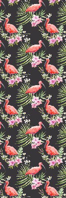 Rollo lichtundurchlässig mit Flamingos und Pflanzenmotiv