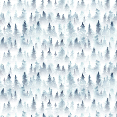 Rollo lichtundurchlässig mit Motiv „Wald im Nebel“