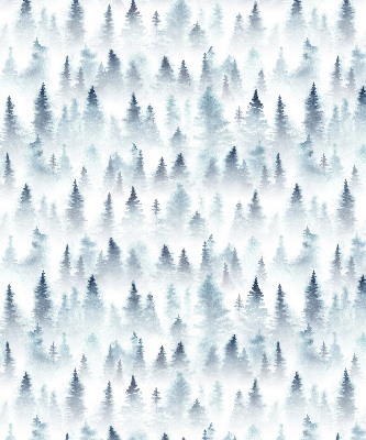 Rollo lichtundurchlässig mit Motiv „Wald im Nebel“