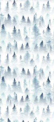Rollo lichtundurchlässig mit Motiv „Wald im Nebel“