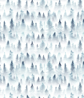 Rollo lichtundurchlässig mit Motiv „Wald im Nebel“
