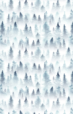 Rollo lichtundurchlässig mit Motiv „Wald im Nebel“