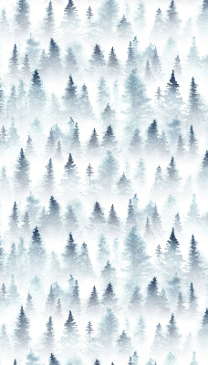 Rollo lichtundurchlässig mit Motiv „Wald im Nebel“