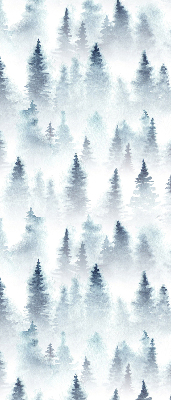 Rollo lichtundurchlässig mit Motiv „Wald im Nebel“