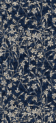 Rollo lichtundurchlässig mit Blumenmuster