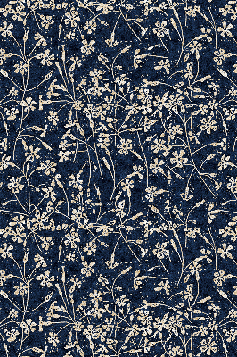 Rollo lichtundurchlässig mit Blumenmuster