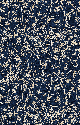 Rollo lichtundurchlässig mit Blumenmuster