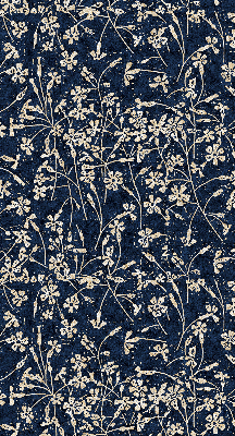 Rollo lichtundurchlässig mit Blumenmuster