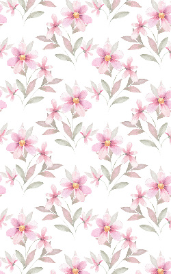 Verdunkelungsrollo mit rosa Blütenmuster