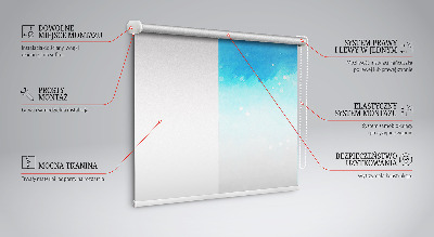 Fenster Rollo mit dem Muster Nordlicht