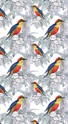 Rollo lichtundurchlässig mit farbenfrohem Vogelmotiv