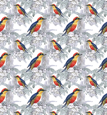 Rollo lichtundurchlässig mit farbenfrohem Vogelmotiv