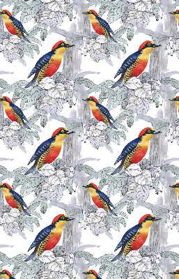 Rollo lichtundurchlässig mit farbenfrohem Vogelmotiv