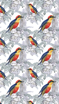 Rollo lichtundurchlässig mit farbenfrohem Vogelmotiv