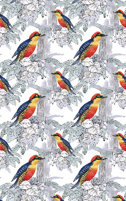 Rollo lichtundurchlässig mit farbenfrohem Vogelmotiv