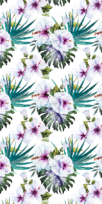 Verdunkelungsrollo mit Blumenmuster