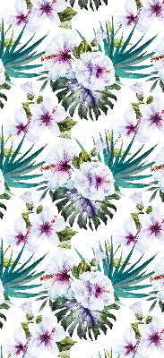 Verdunkelungsrollo mit Blumenmuster