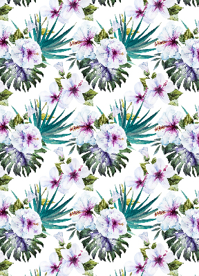 Verdunkelungsrollo mit Blumenmuster