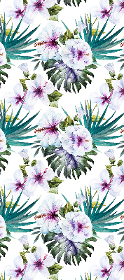 Verdunkelungsrollo mit Blumenmuster