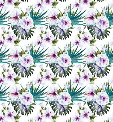 Verdunkelungsrollo mit Blumenmuster