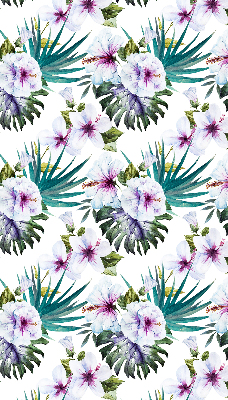 Verdunkelungsrollo mit Blumenmuster