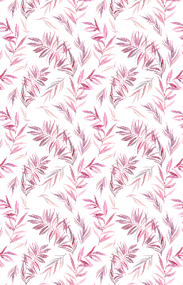 Fenster Rollo in Rosa mit Blattmuster