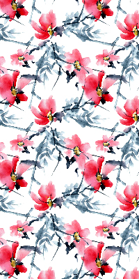 Verdunkelungsrollo mit Blumenmuster