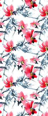 Verdunkelungsrollo mit Blumenmuster
