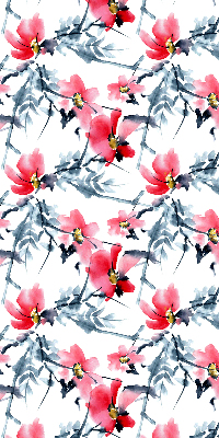 Verdunkelungsrollo mit Blumenmuster