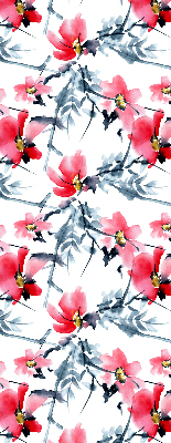Verdunkelungsrollo mit Blumenmuster