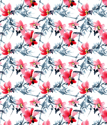 Verdunkelungsrollo mit Blumenmuster