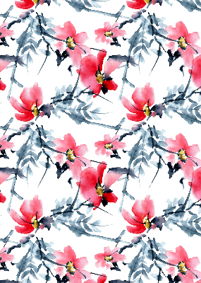Verdunkelungsrollo mit Blumenmuster