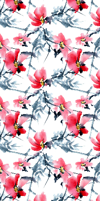 Verdunkelungsrollo mit Blumenmuster