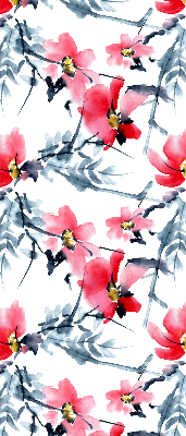 Verdunkelungsrollo mit Blumenmuster
