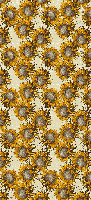 Rollo lichtundurchlässig mit Sonnenblumenmuster
