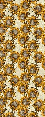 Rollo lichtundurchlässig mit Sonnenblumenmuster