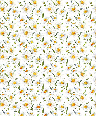 Fenster Rollo mit Gänseblümchen-Motiv