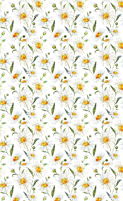 Fenster Rollo mit Gänseblümchen-Motiv