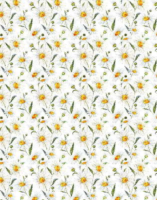 Fenster Rollo mit Gänseblümchen-Motiv