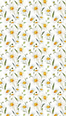 Fenster Rollo mit Gänseblümchen-Motiv