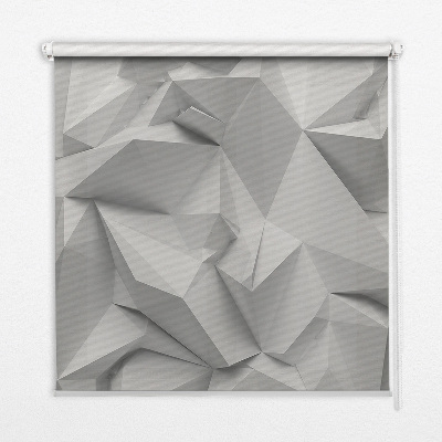 Verdunkelungsrollo mit 3D-Papierwand-Optik