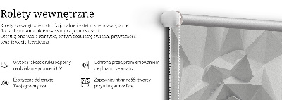 Verdunkelungsrollo mit 3D-Papierwand-Optik
