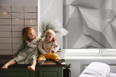 Verdunkelungsrollo mit 3D-Papierwand-Optik